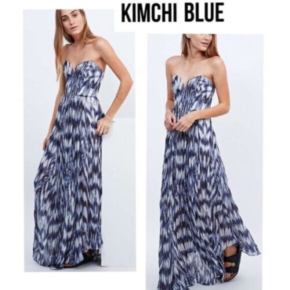 NWT Kimchi Blue Urban Outfitters PROM Dress Blue 6